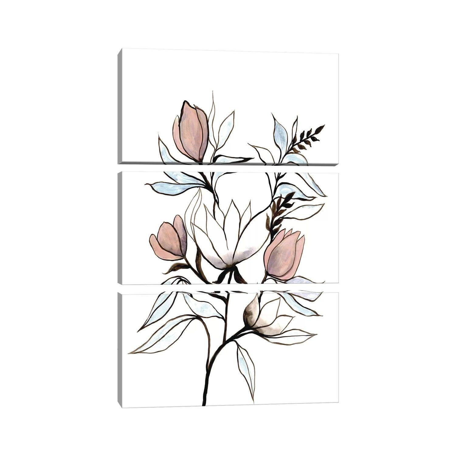 iCanvas "Rising Sprout I" by Doris Charest 3Piece Canvas Wall Art Set